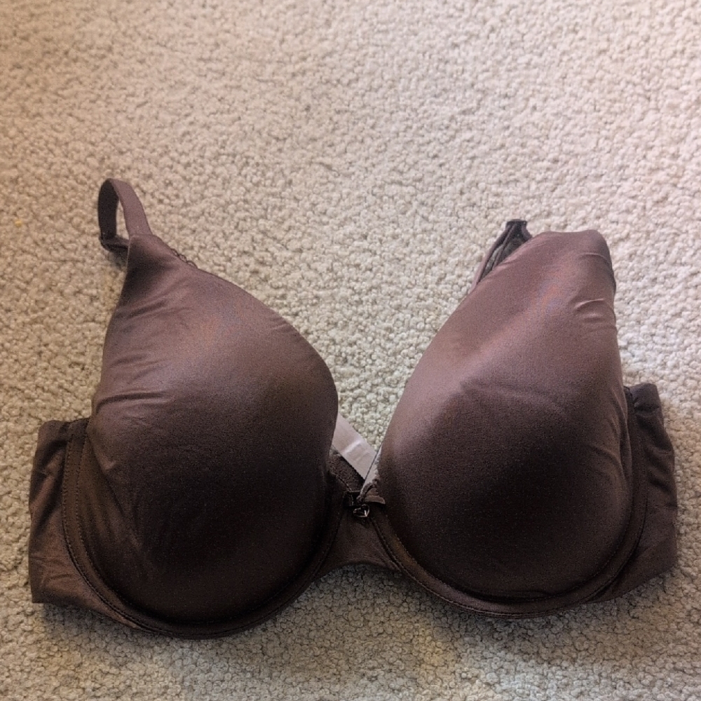 Victoria Secret Body By Victoria Perfect Coverage Brown Bra Size 36DD